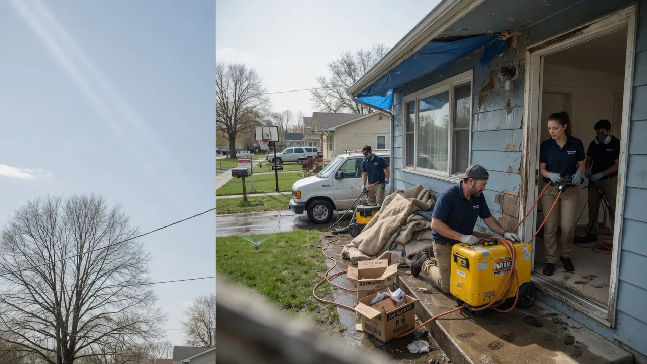 Basement Flood Cleanup in Deerfield, KS near me